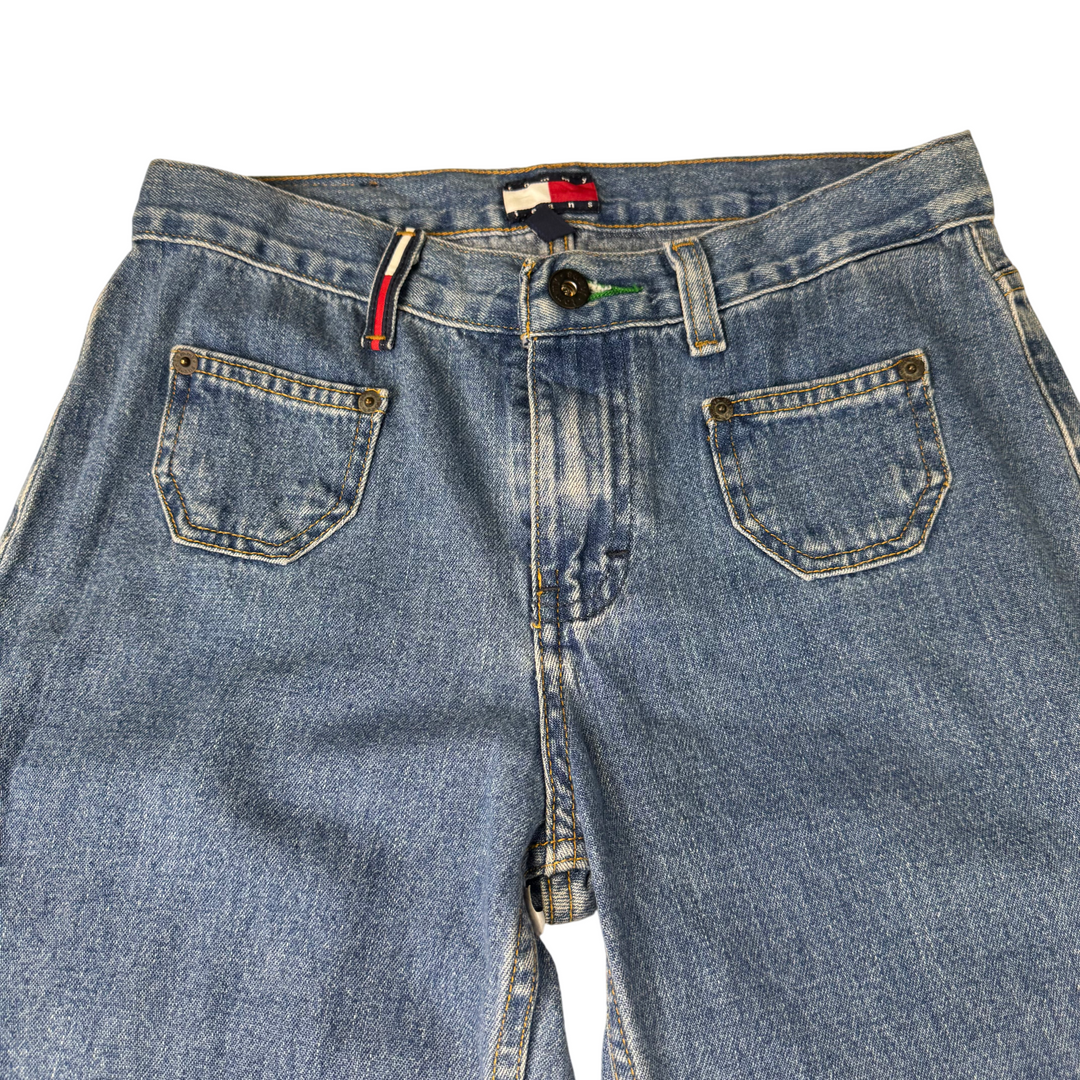 Vintage Tommy Jeans 90's Wide Leg Denim Jeans Blue