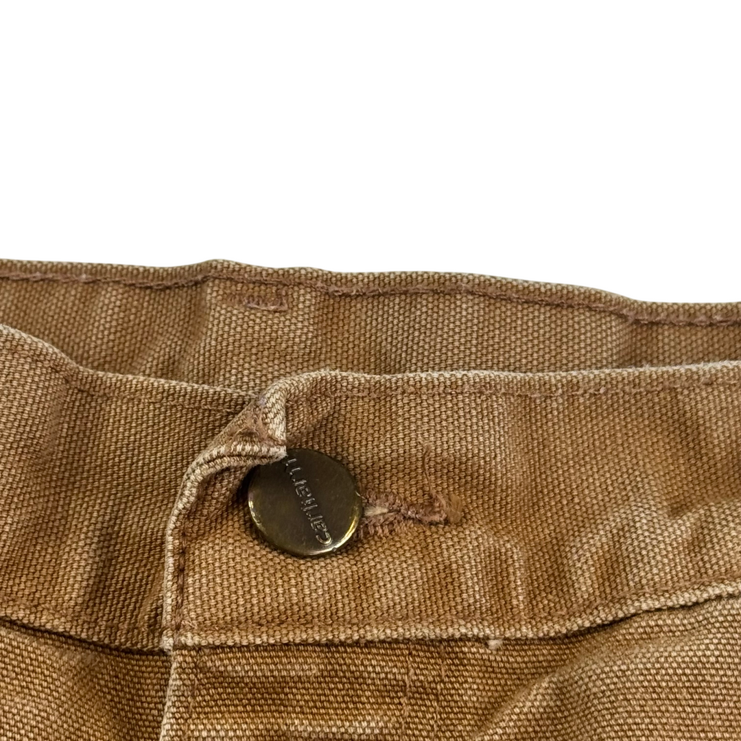 Carhartt Double Knee Carpenter Workwear Trousers Brown