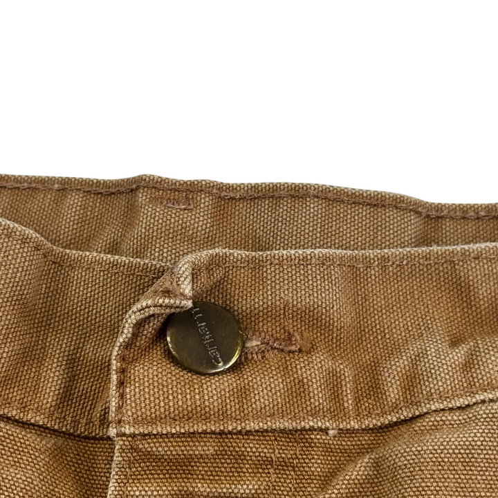 Carhartt Double Knee Carpenter Workwear Trousers Brown
