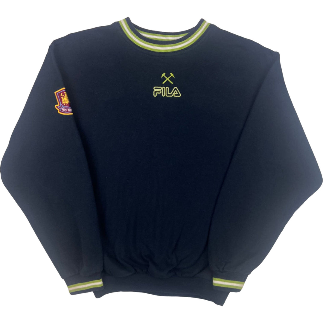 Vintage Fila 90's West Ham Hammers Sweatshirt Navy