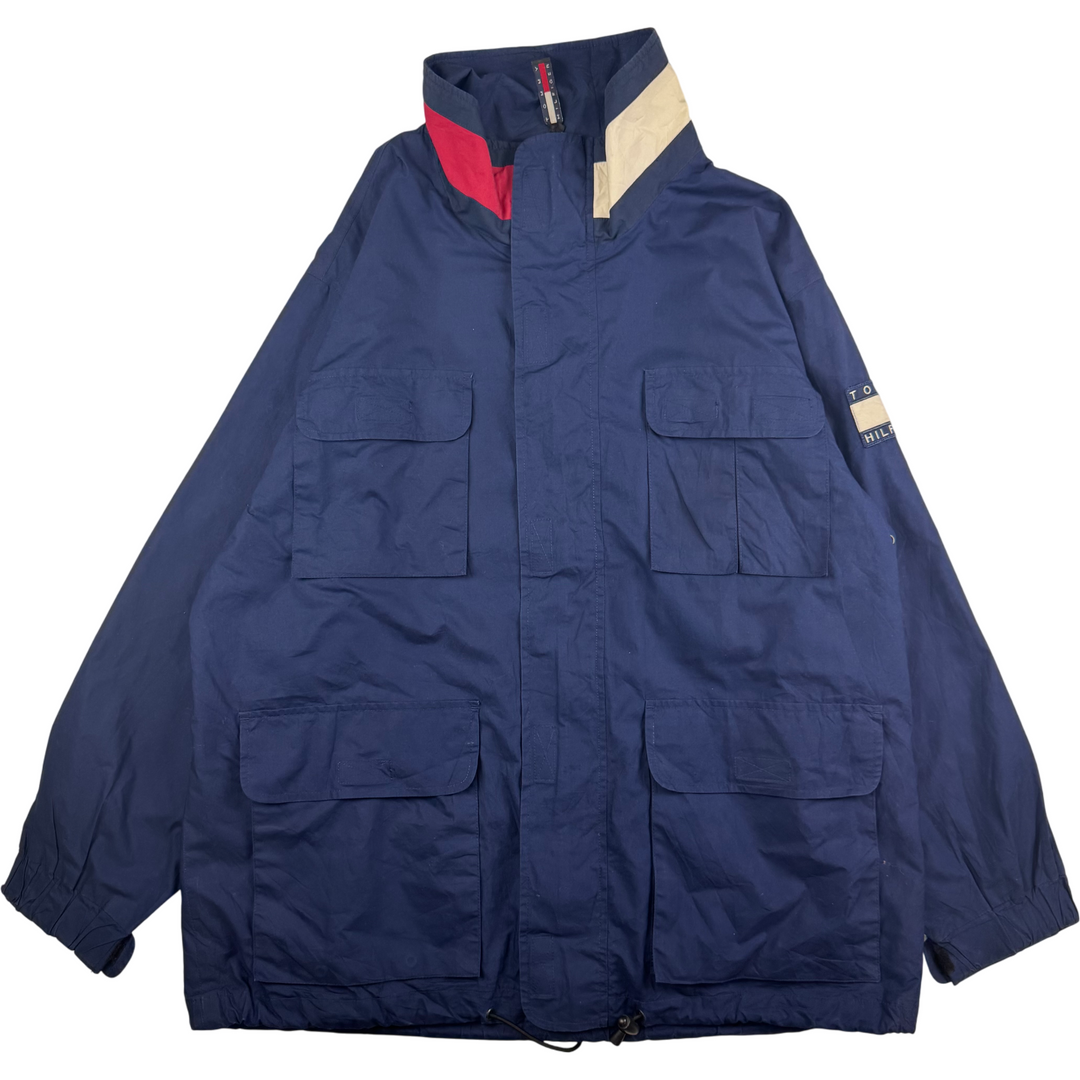 Tommy Hilfiger 90's Nautical Sailing Outdoor Jacket Navy