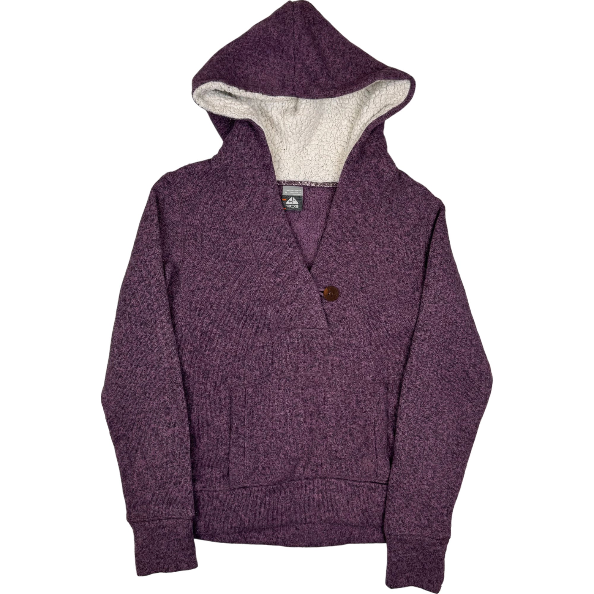 Nike ACG Sherpa Hooded Sweatshirt Purple