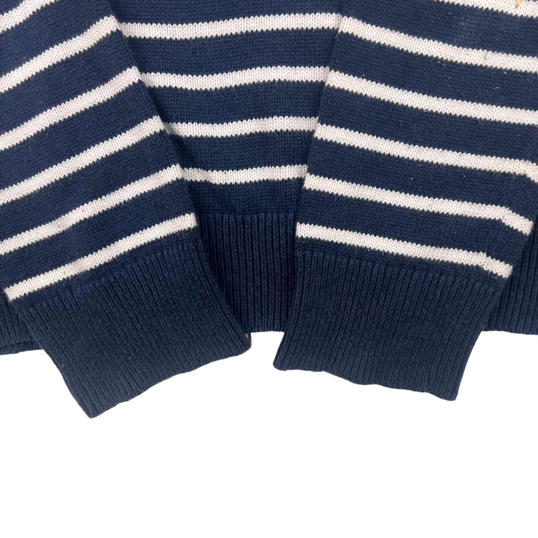 Levi's Striped Roundneck Knitwear Navy White
