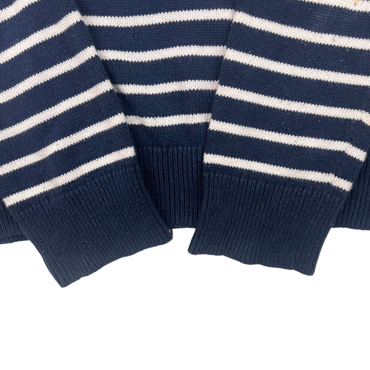 Levi's Striped Roundneck Knitwear Navy White
