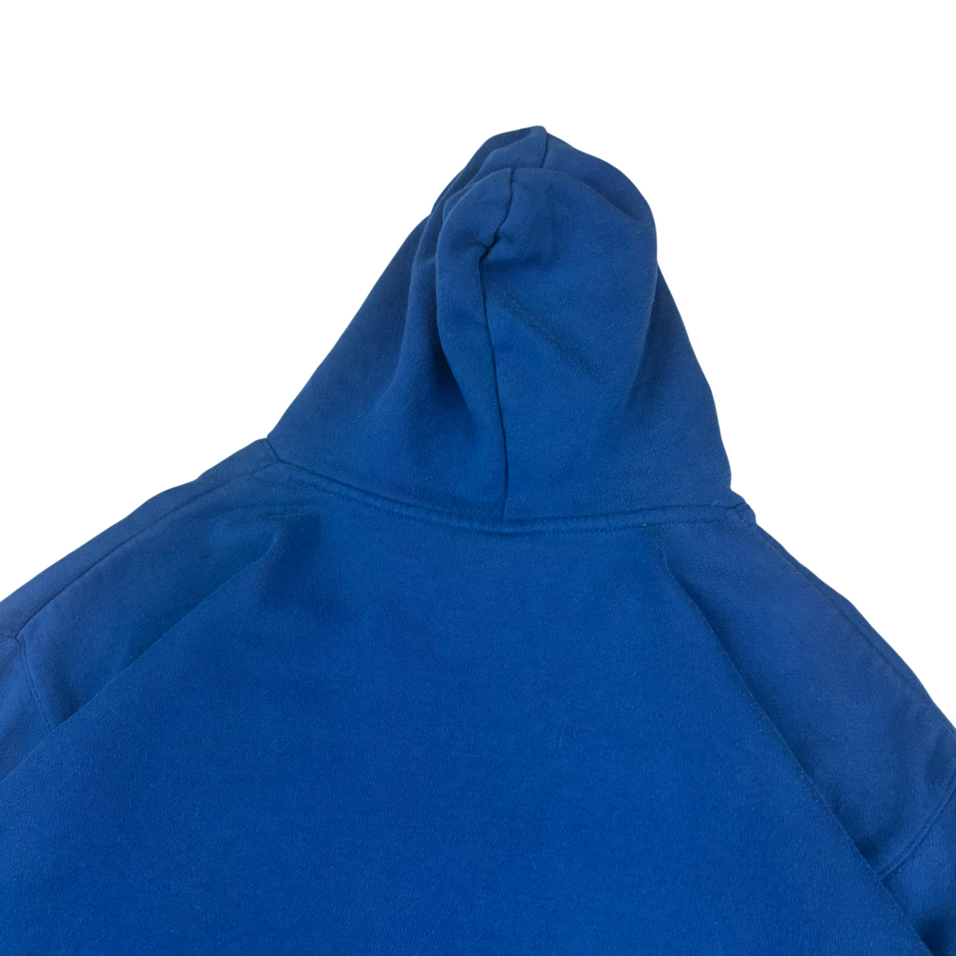 Vintage 90's Nike Duke Embroidered Pullover Hoodie Blue