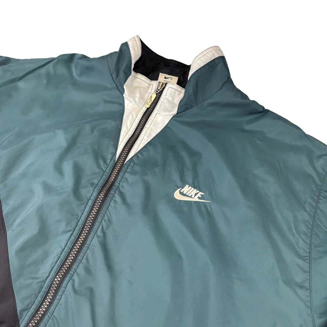 Nike 90s Full-Zip Big Swoosh Track Jacket Blue Black