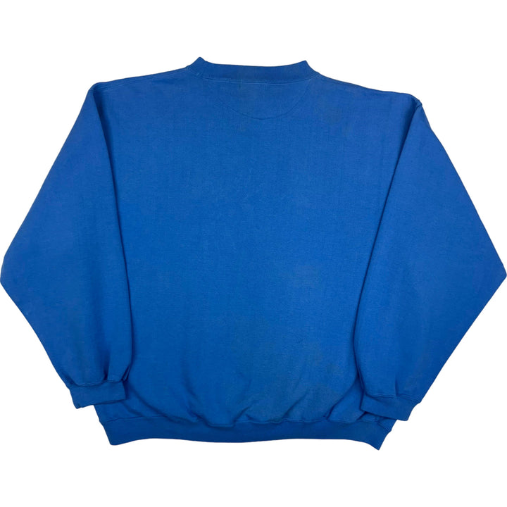 Naf Naf Embroidered Logo Sweatshirt Blue Medium