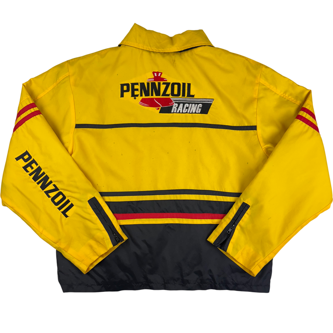 Vintage Pennzoil Racing Full-Zip Jacket Yellow