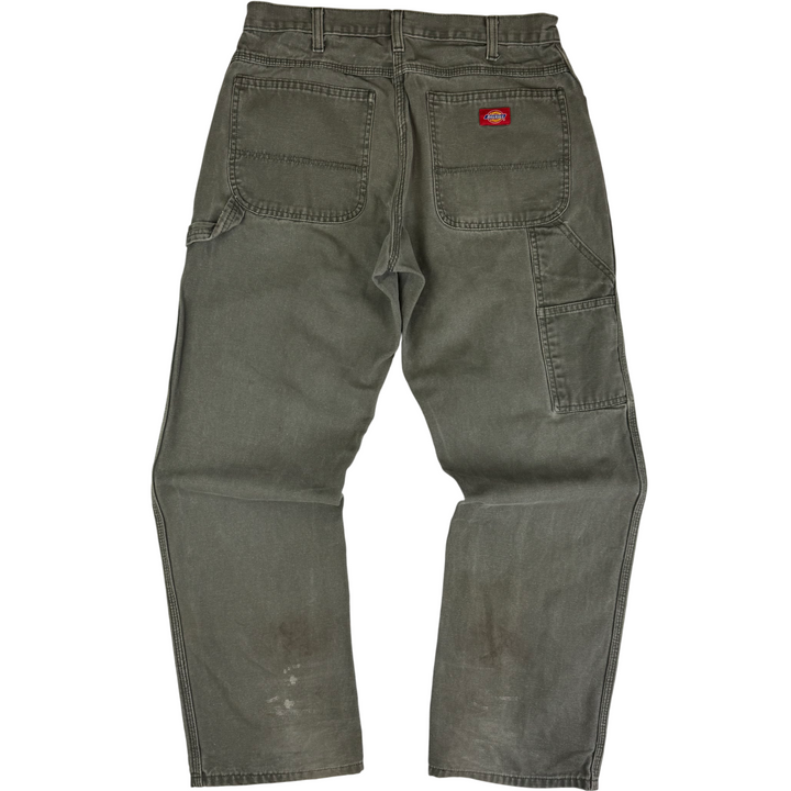 Dickies Carpenter Workwear Trousers Green