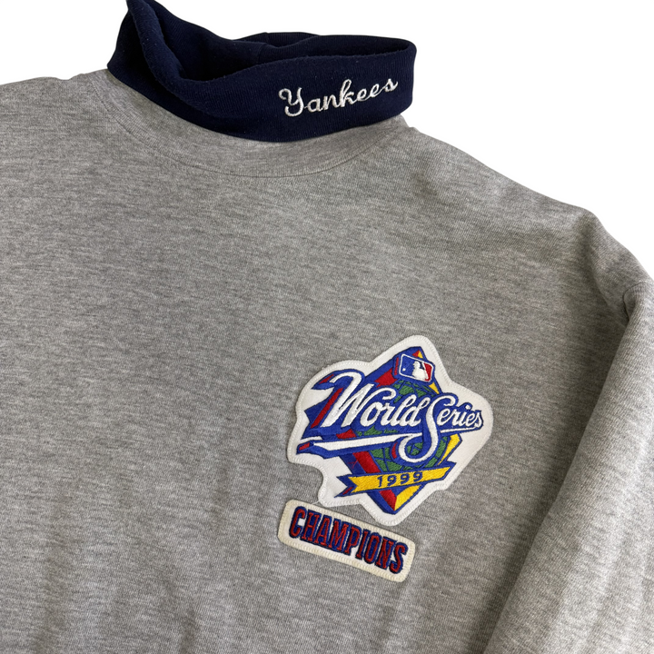 Vintage Majestic New York Yankees 1999 World Series Champions Sweatshirt Grey