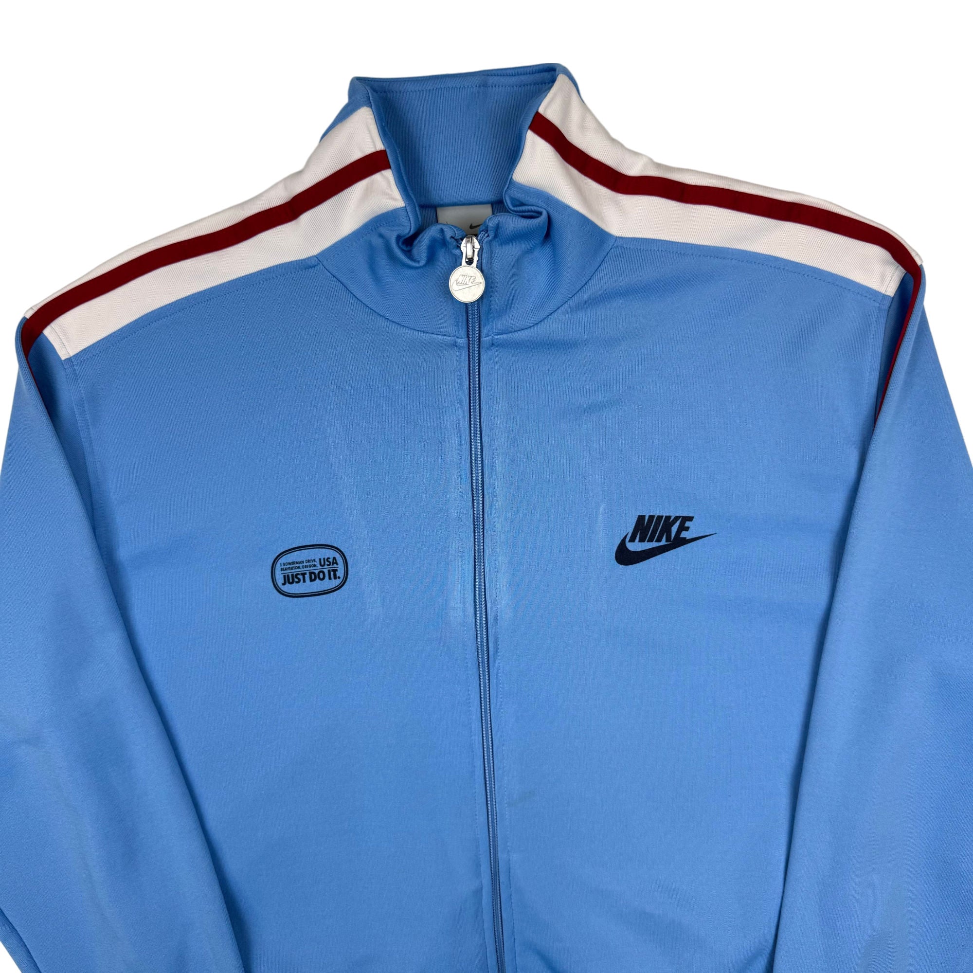 Vintage 00 s Nike Just Do It Full Zip Track Jacket Blue Bring It Back