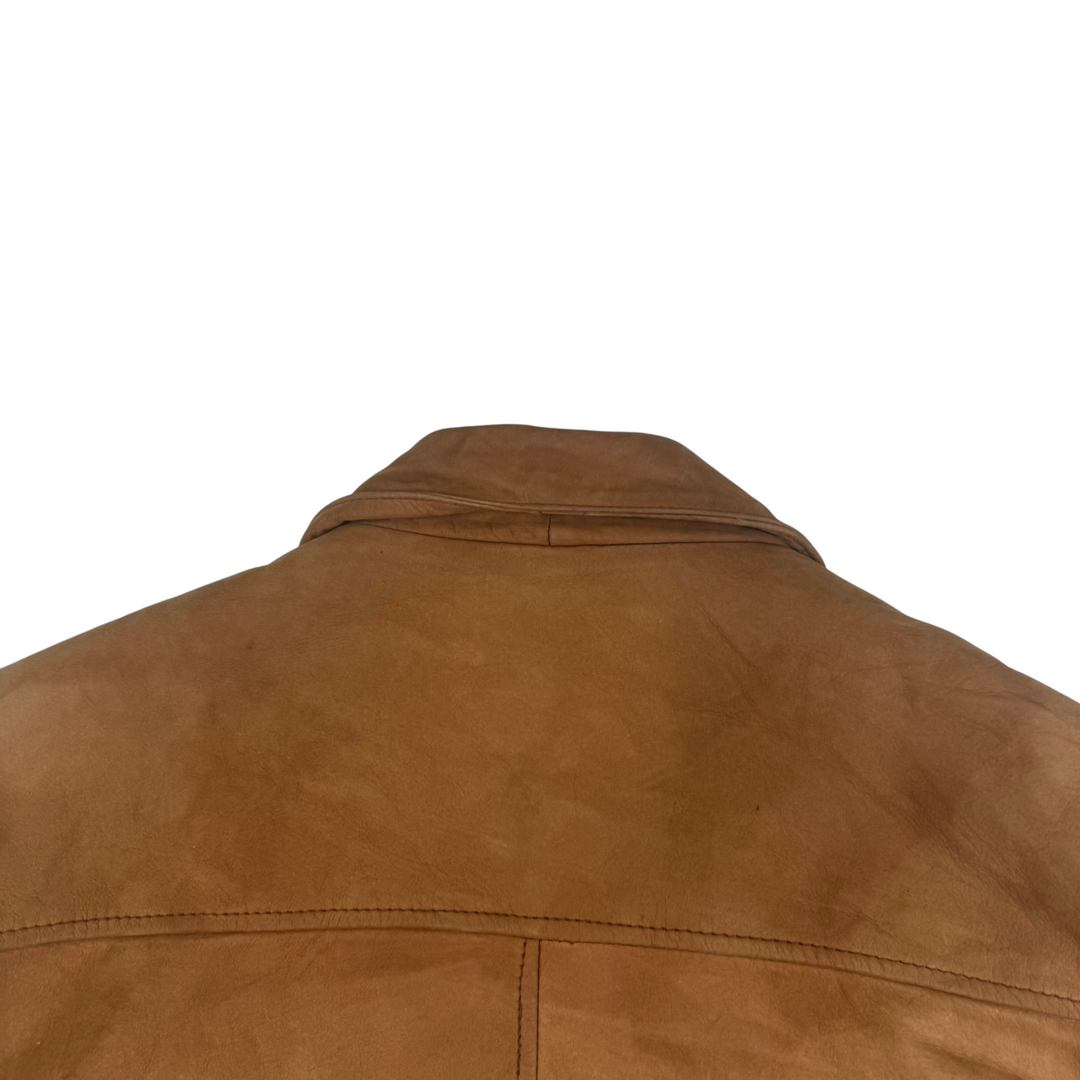 Vintage G-III Global Identity Leather Bomber Jacket