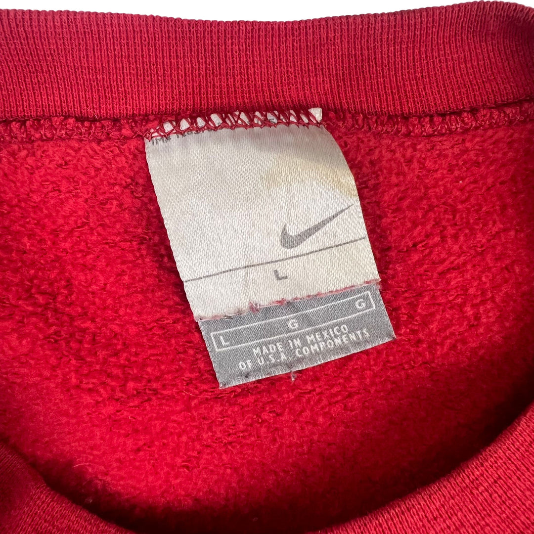 Nike 00's Mini Swoosh Sweatshirt Red