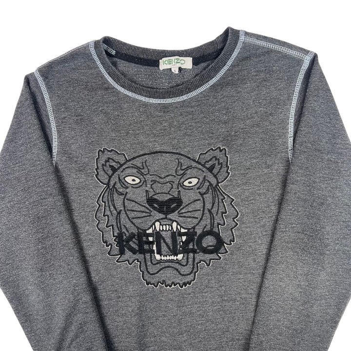 Kenzo Tiger Logo Sweatshirt Grey