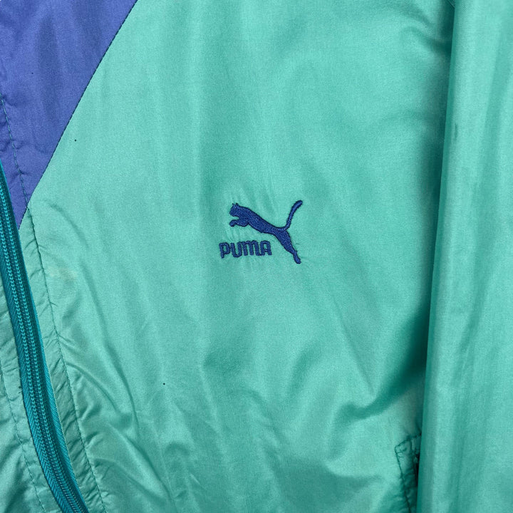 Vintage Puma Track Jacket Teal Purple