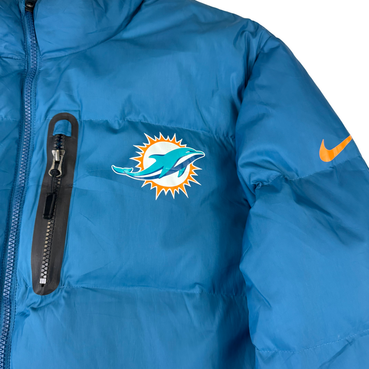 Nike NFL Miami Dolphins Puffer Jacket Blue