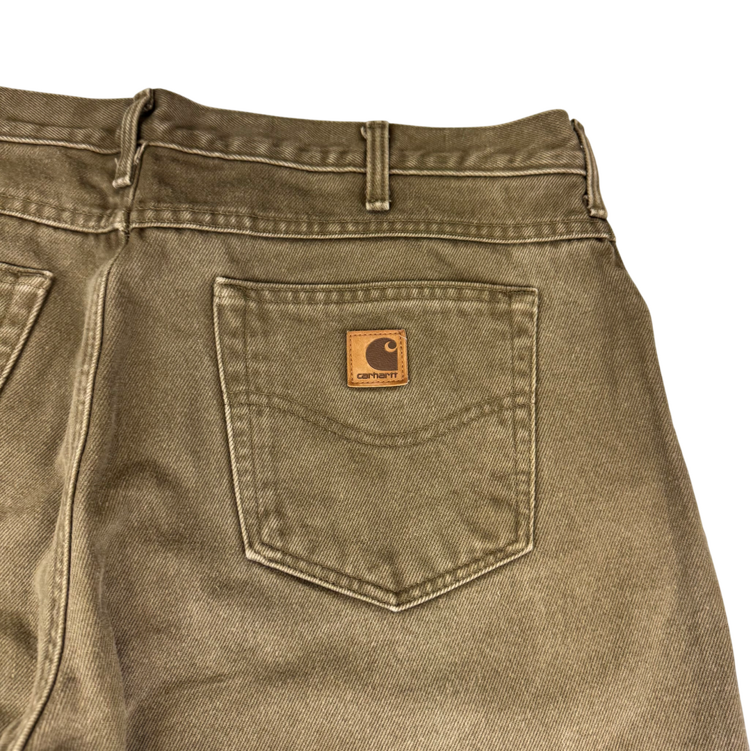 Carhartt Flannel Lined Jeans Brown