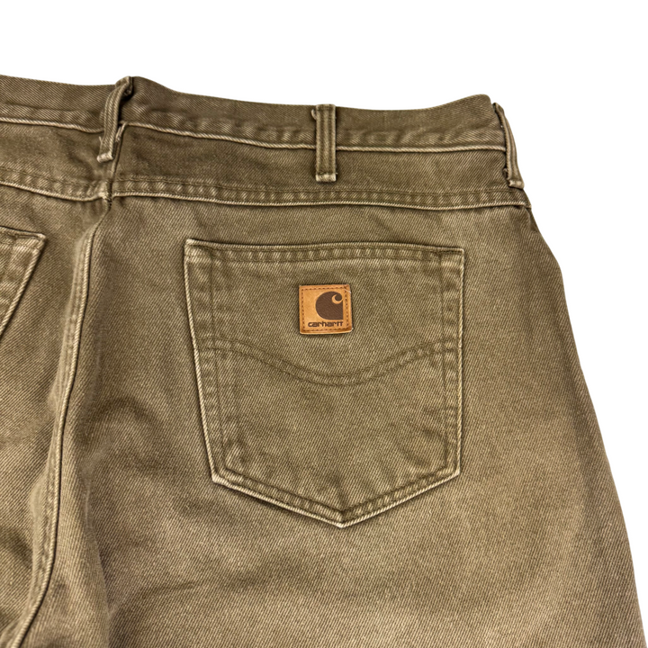 Carhartt Flannel Lined Jeans Brown
