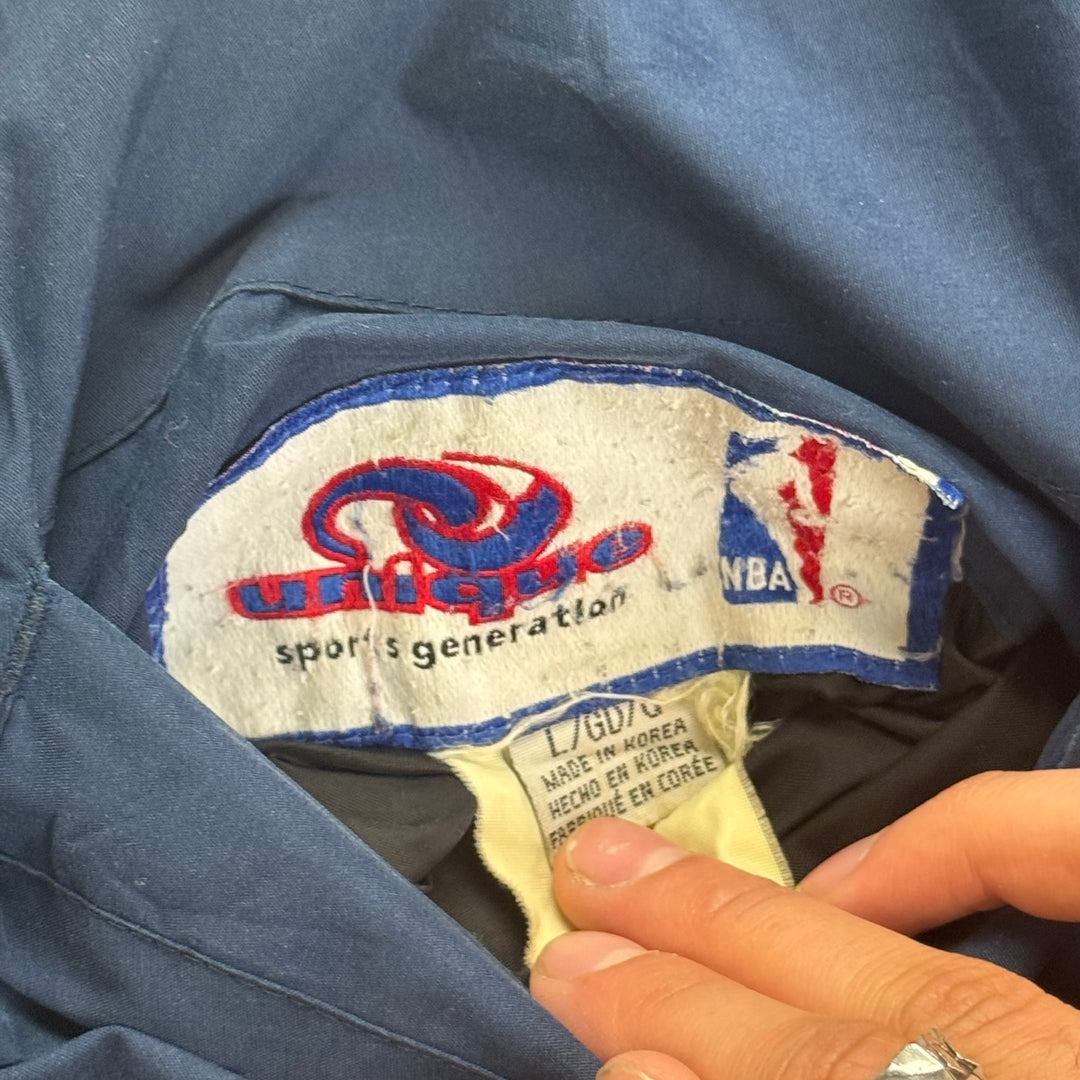 Vintage NBA New Jersey Nets Unique Sports Generation Reversible Jacket Navy