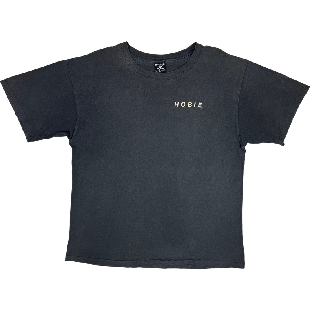 Vintage 80's Hobie Sunset Sailboat Graphic Single Stitch T-shirt Black Rare