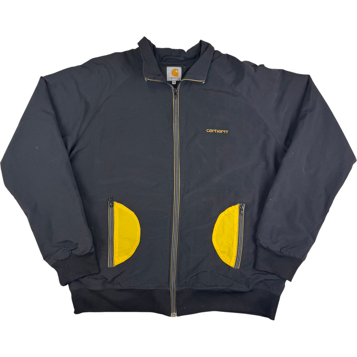 Carhartt Relay Full-Zip Harrington Jacket Black Yellow