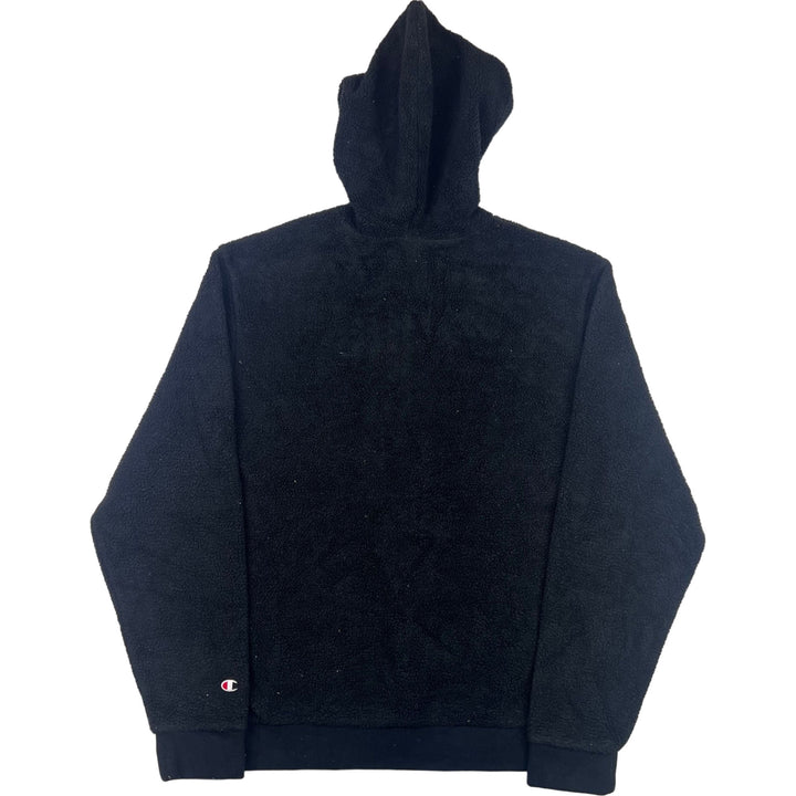 Champion Sherpa Fleece Pullover Hoodie Black