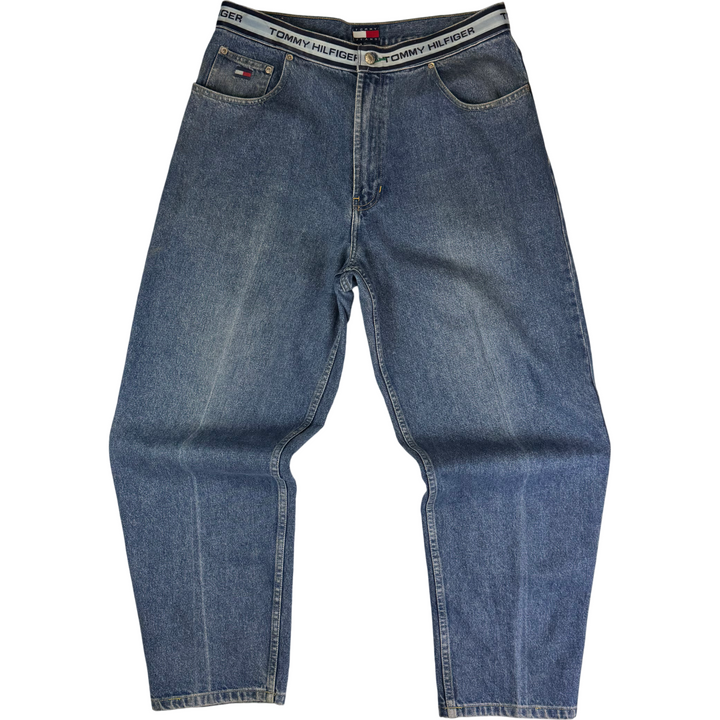 Tommy Hilfiger 90's Wide Leg Denim Jeans Blue