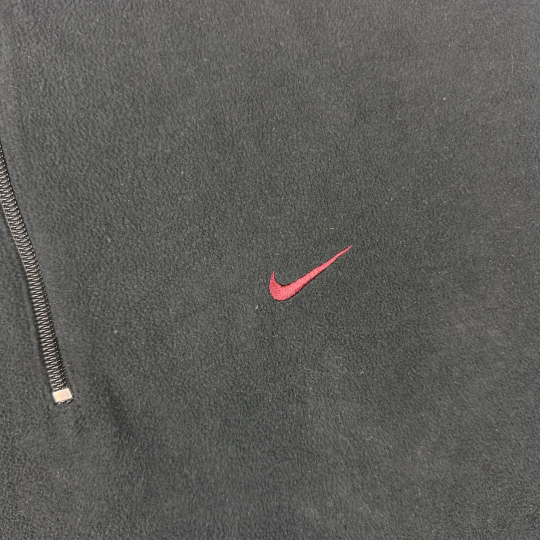 Nike 00's Quarter-Zip Sweatshirt Black Red