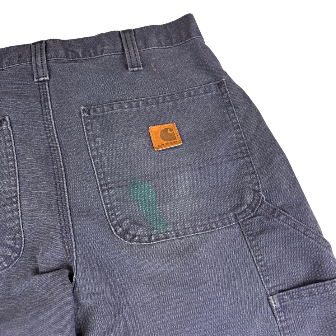 Carhartt Carpenter Workwear Dungaree Fit Trousers Navy Blue