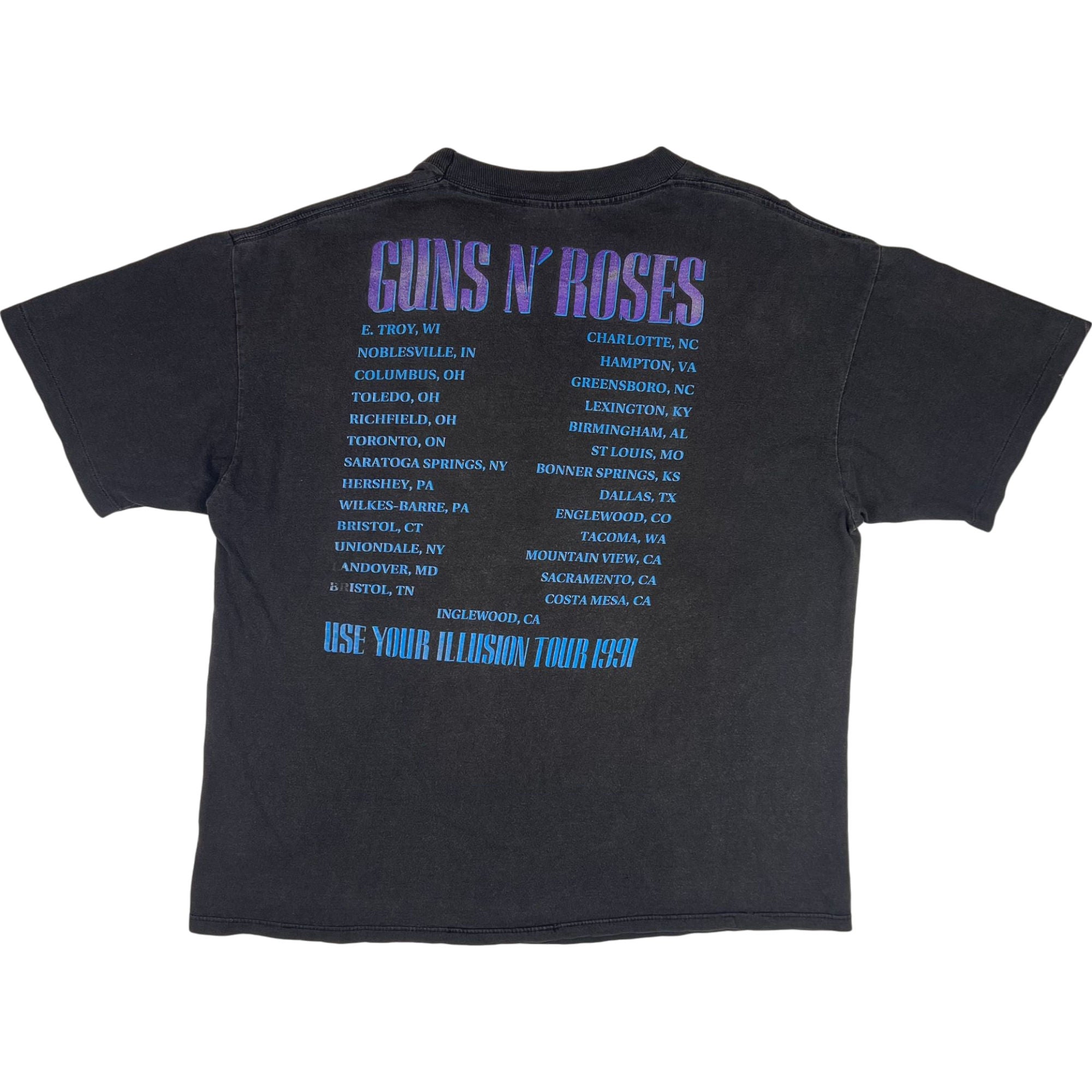 Guns N' Roses Use Your Illusion 2 Tour Graphic T-shirt Brockum