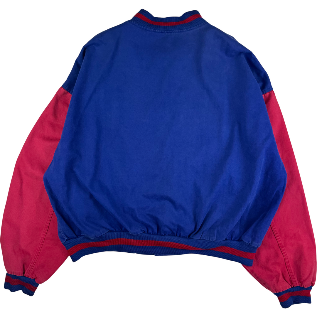Vintage 90's Swingster Jim Beam Bourbon Varsity Jacket Blue Red