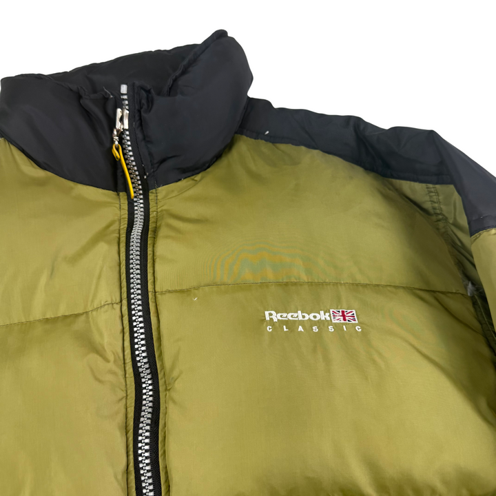 Reebok Classic Full-Zip Puffer Jacket Green