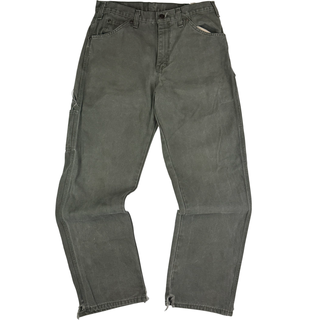 Dickies Carpenter Workwear Trousers Green