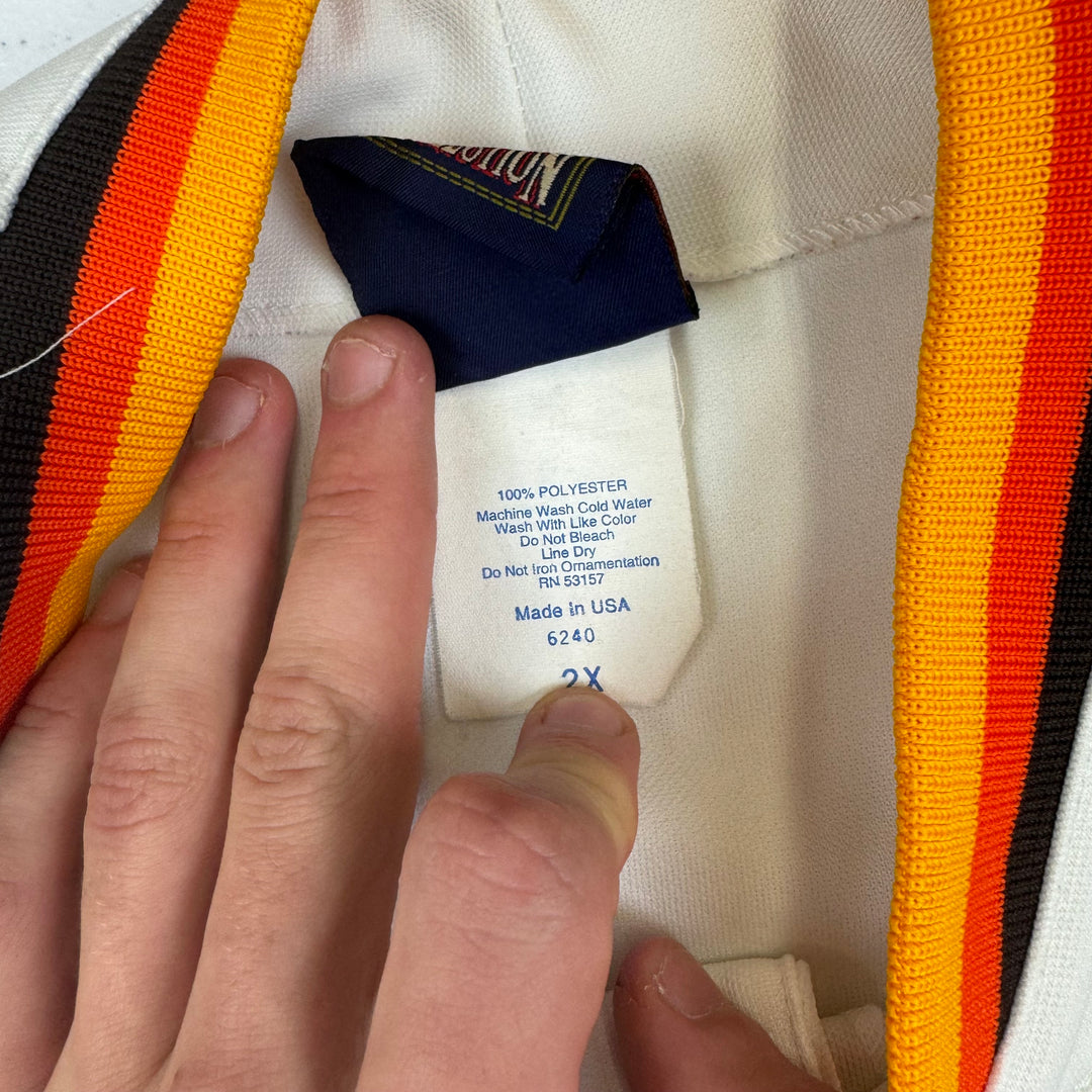 Vintage San Diego Padres 1984 Majestic Cooperstown Collection Baseball Jersey White Orange Rare