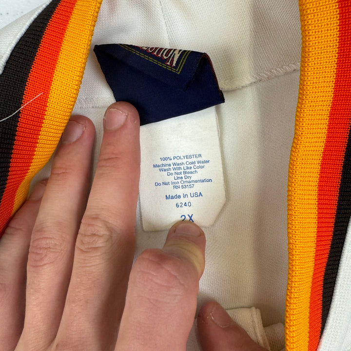 Vintage San Diego Padres 1984 Majestic Cooperstown Collection Baseball Jersey White Orange Rare