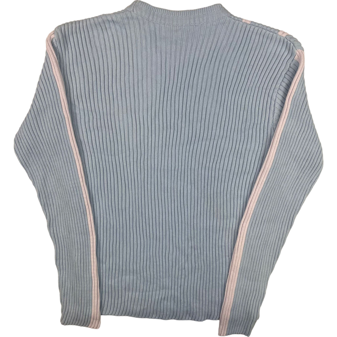 Dolce & Gabbana Roundneck Striped Knitwear Blue Pink