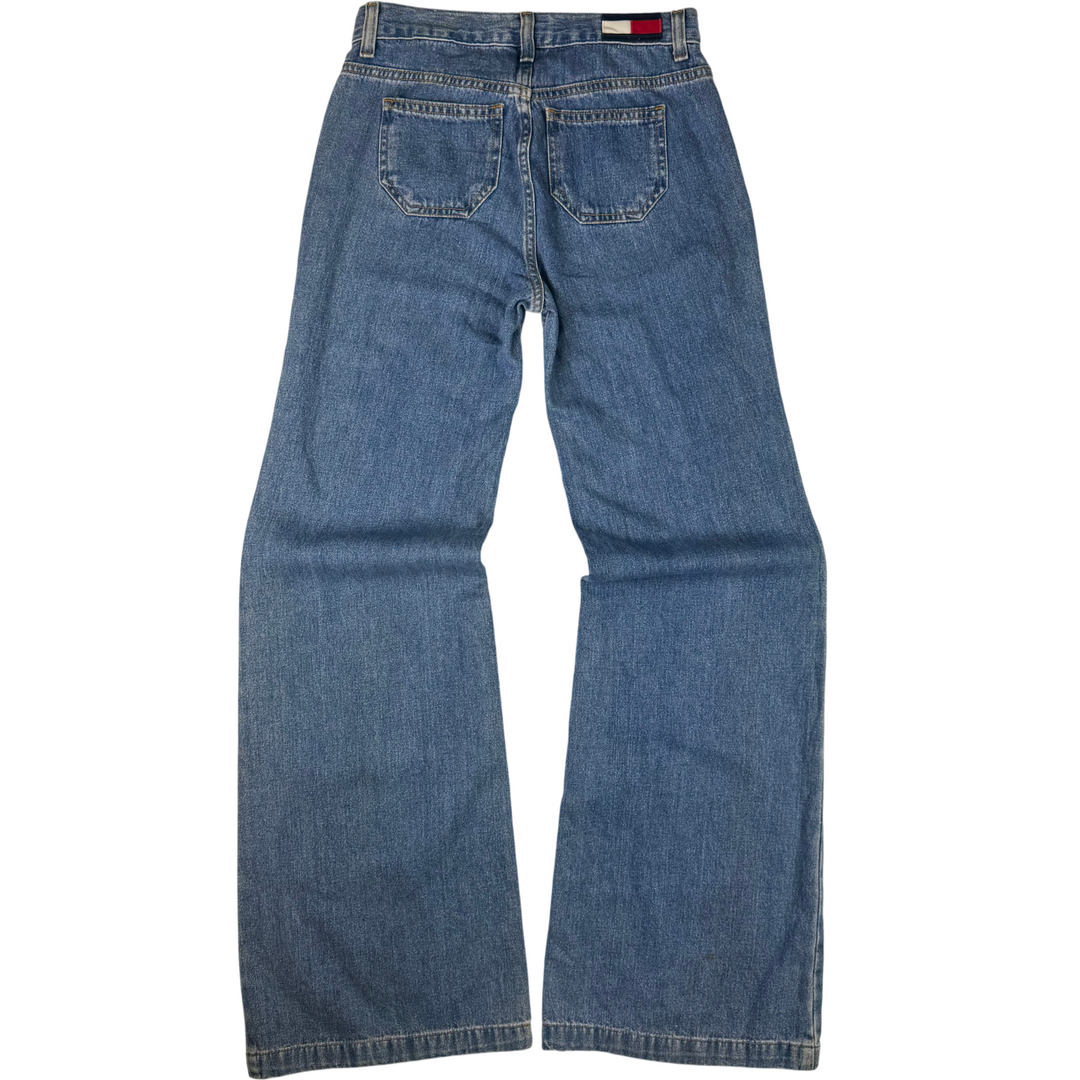 Vintage Tommy Jeans 90's Wide Leg Denim Jeans Blue