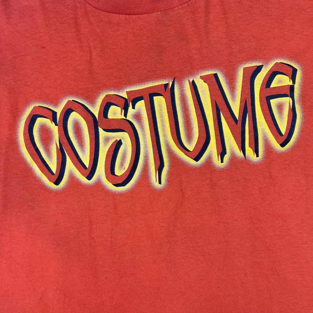 Vintage Costume Single Stitch Graphic T-Shirt Orange
