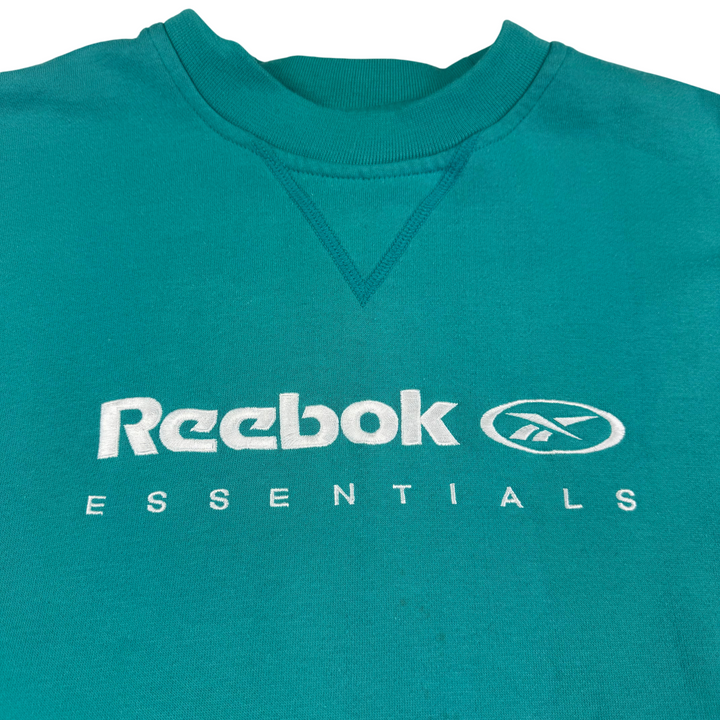 Reebok Essentials Embroidered Sweatshirt Teal