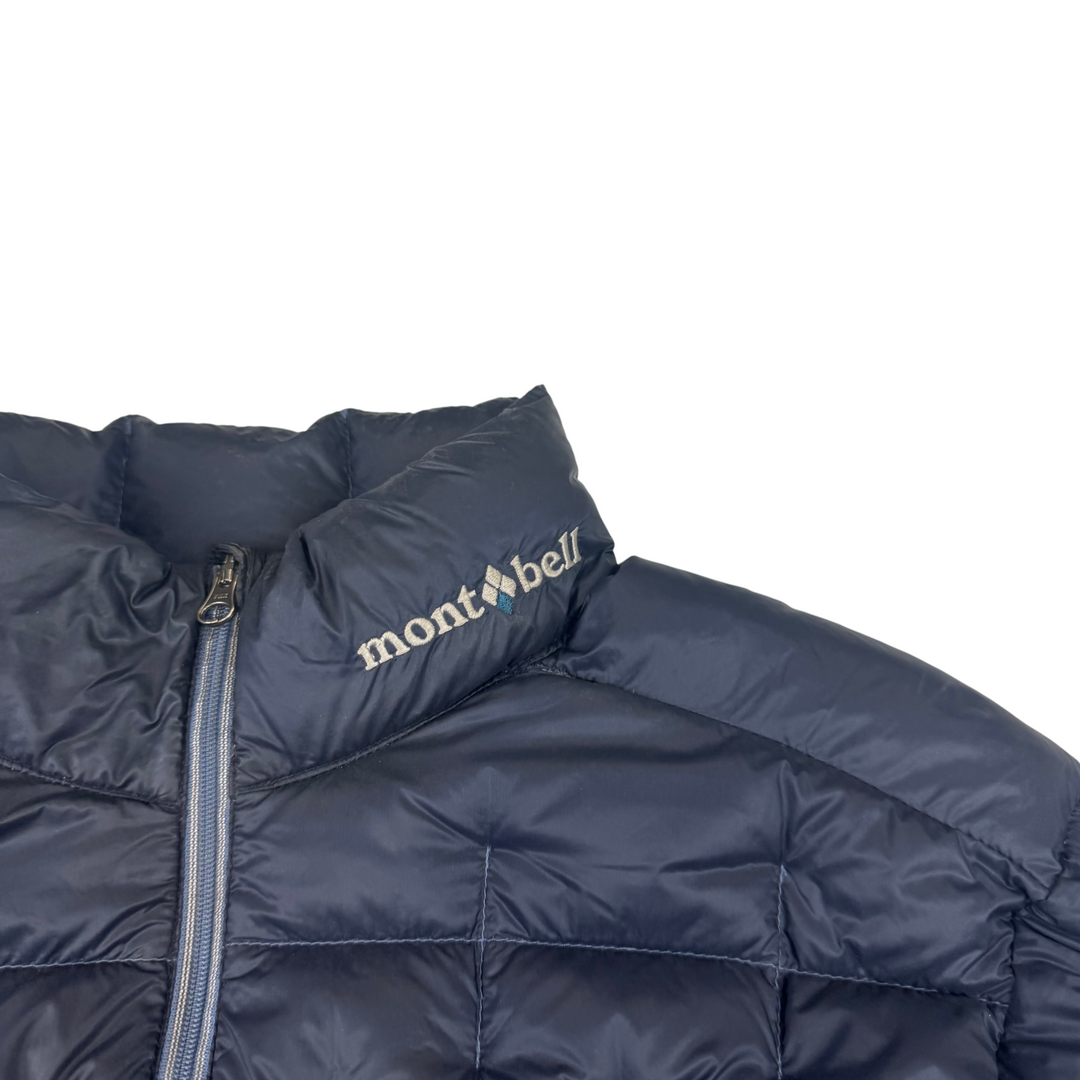Mont Bell Plasma Ultra Lightweight Quilted Puffer Jacket Blue