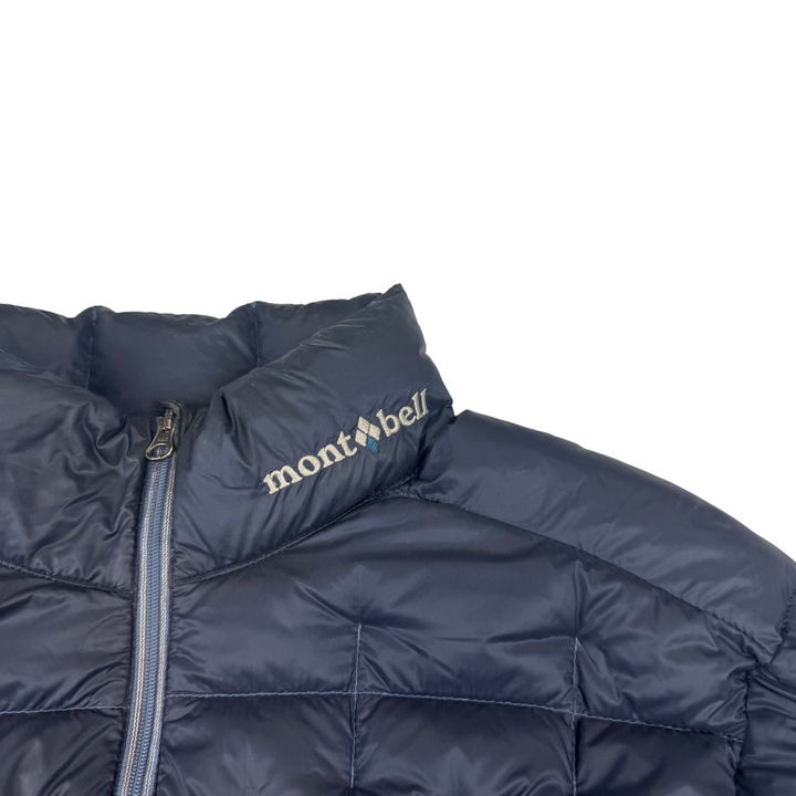 Mont Bell Plasma Ultra Lightweight Quilted Puffer Jacket Blue
