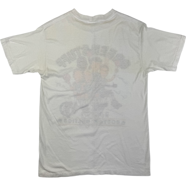 Vintage Salem Sportswear Boston Celtics 80's NBA Green Stuff Graphic T-shirt White