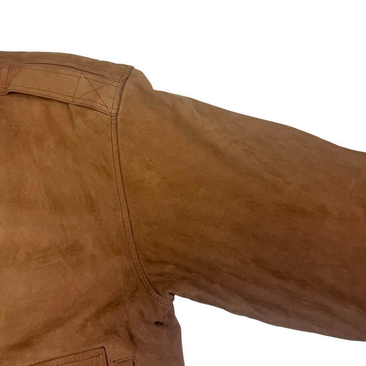 Vintage G-III Global Identity Leather Bomber Jacket