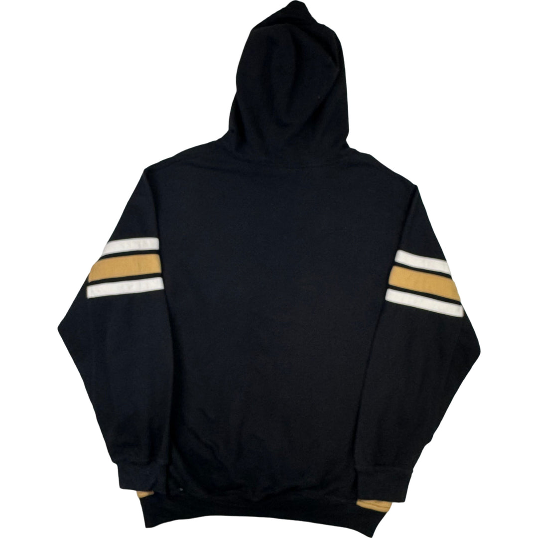 NFL New Orleans Saints Pullover Embroidered Hoodie Black