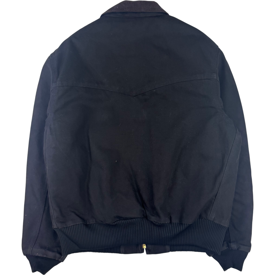 Vintage Carhartt Sante Fe Workwear Quilted Jacket J13 BLK