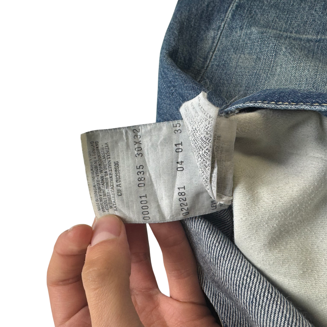 Levi's Vintage 90's Distressed Denim Jeans Blue