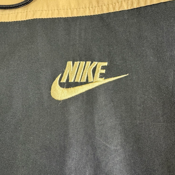 Nike 00's Full-Zip Hooded Track Jacket Beige