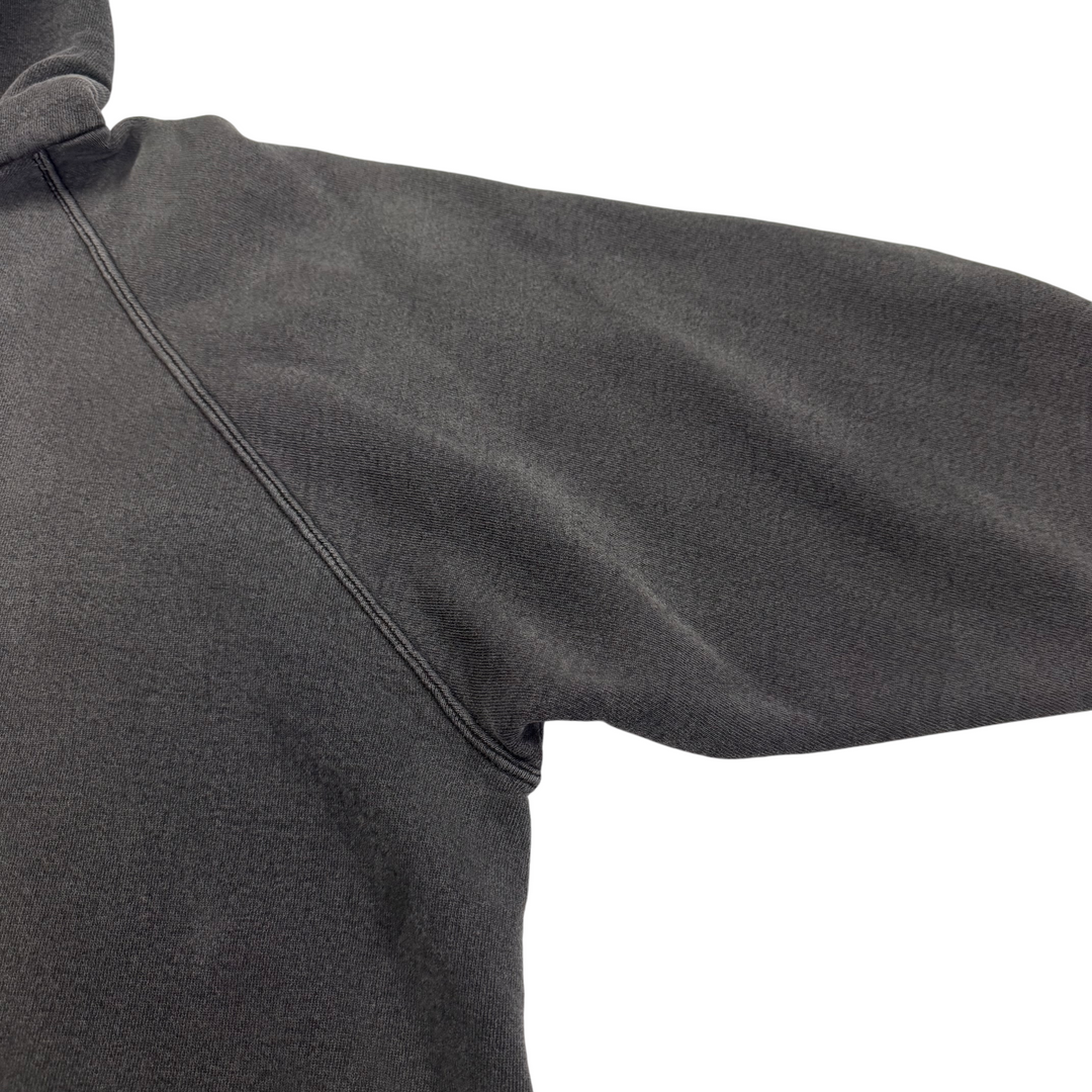 Vintage 90'S Adidas Trefoil Logo Pullover Hoodie Faded Black