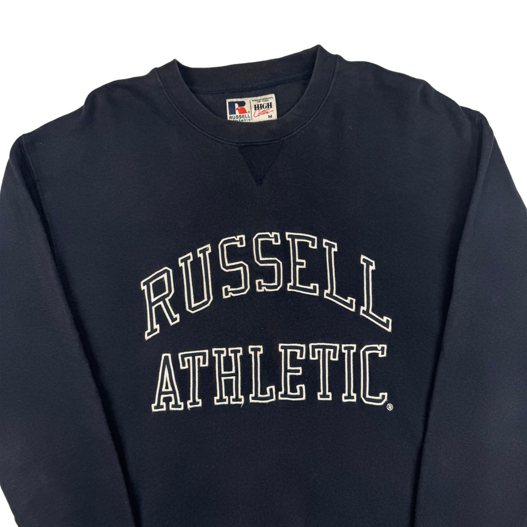 Russell Athletic 90's Embroidered Sweatshirt Navy
