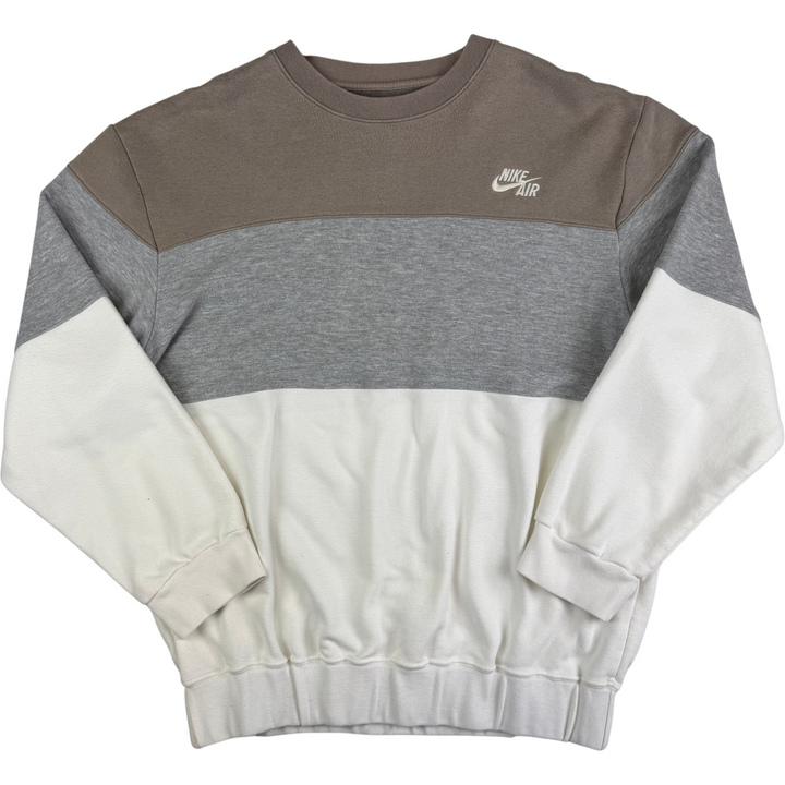 Nike Air 00's Colourblock Sweatshirt Brown Grey White